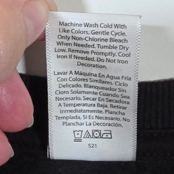 Disney The Nightmare Before Christmas Black Sweatshirt Mens M Jack Skellington - Picture 6 of 6